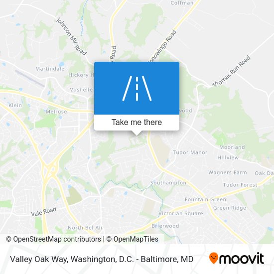 Mapa de Valley Oak Way