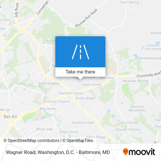 Mapa de Wagner Road