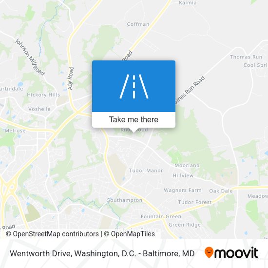 Wentworth Drive map