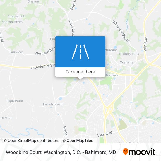 Woodbine Court map