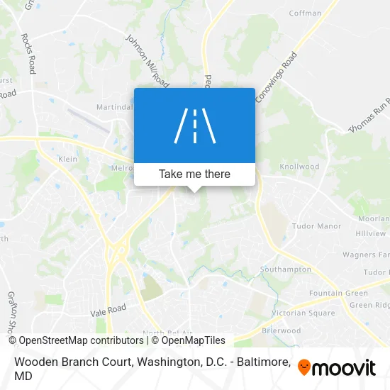 Wooden Branch Court map