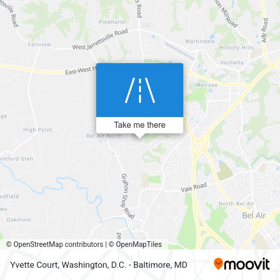 Yvette Court map