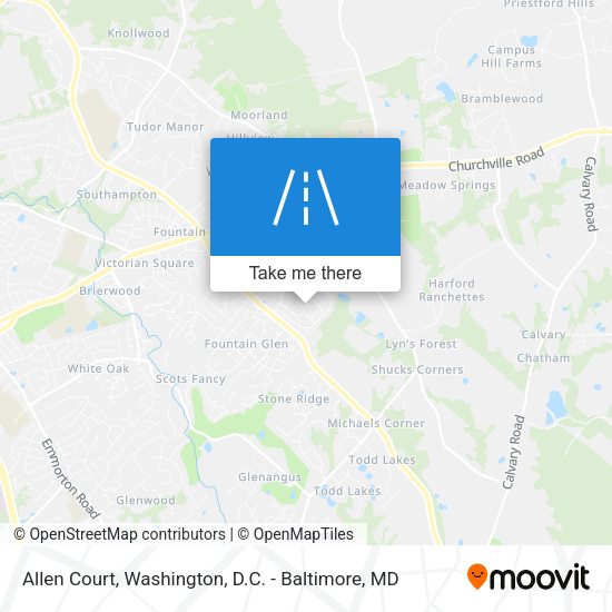 Allen Court map