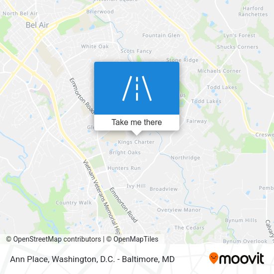 Mapa de Ann Place