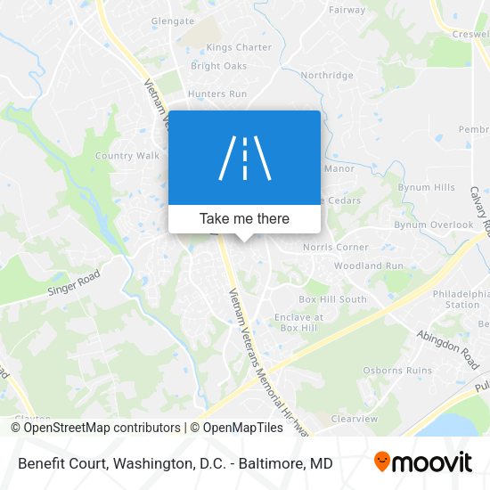 Benefit Court map