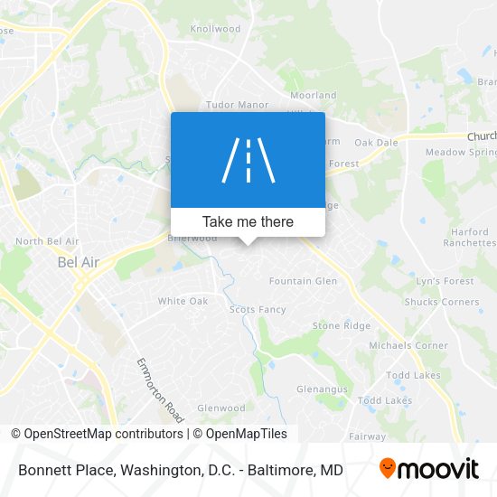 Bonnett Place map