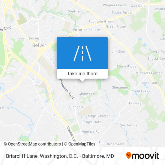Briarcliff Lane map