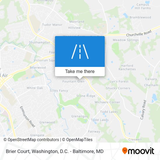 Brier Court map