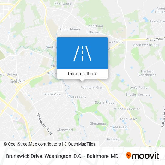 Brunswick Drive map