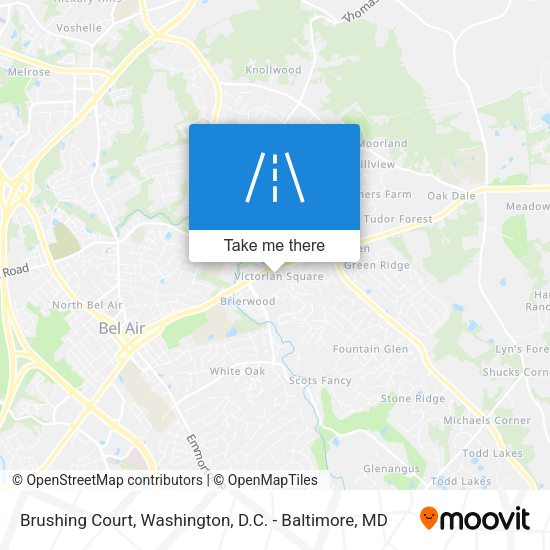 Brushing Court map