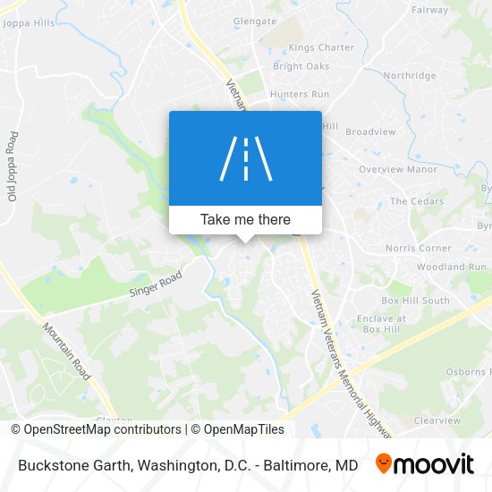 Mapa de Buckstone Garth