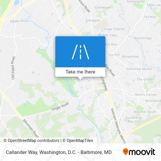 Callander Way map