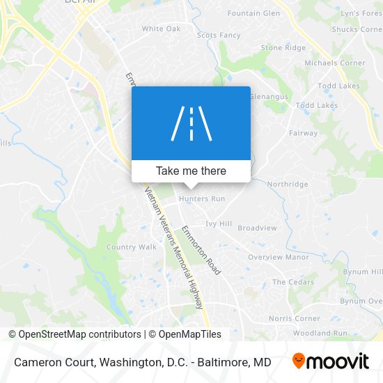 Cameron Court map