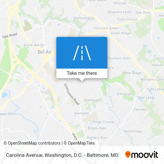 Mapa de Carolina Avenue