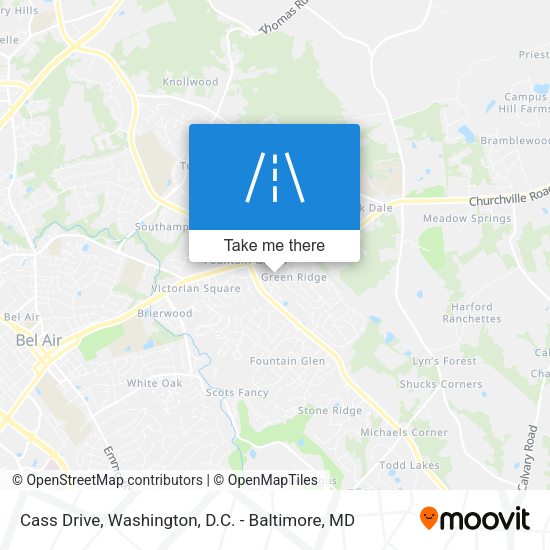 Cass Drive map