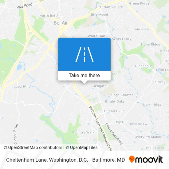 Cheltenham Lane map