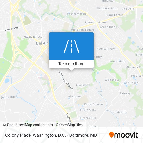 Colony Place map
