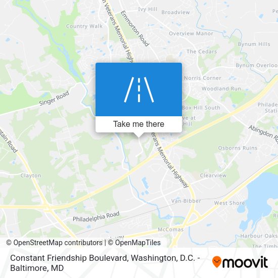 Mapa de Constant Friendship Boulevard