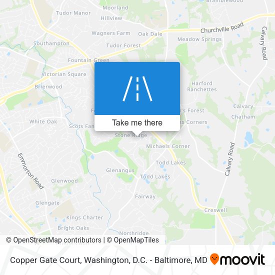 Mapa de Copper Gate Court