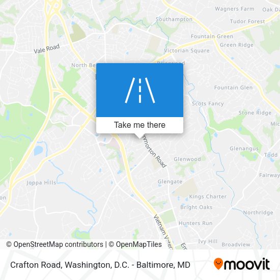 Crafton Road map