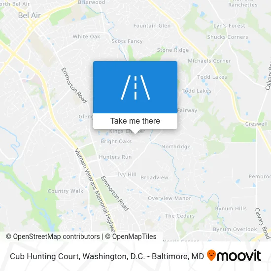 Cub Hunting Court map