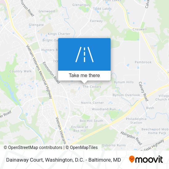 Dainaway Court map
