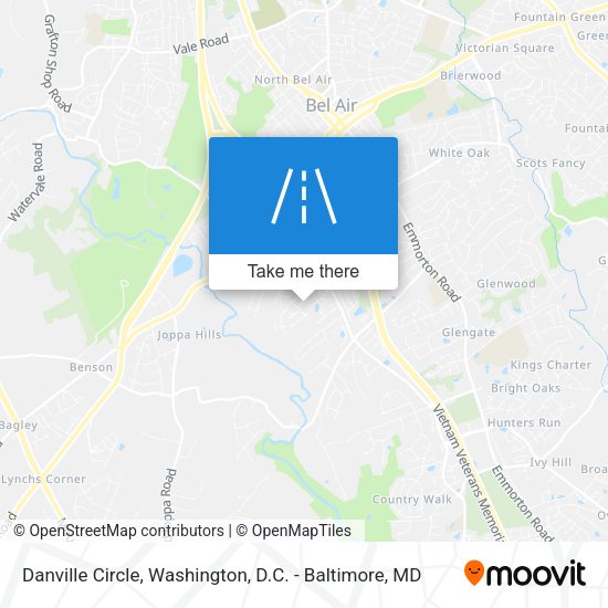 Danville Circle map