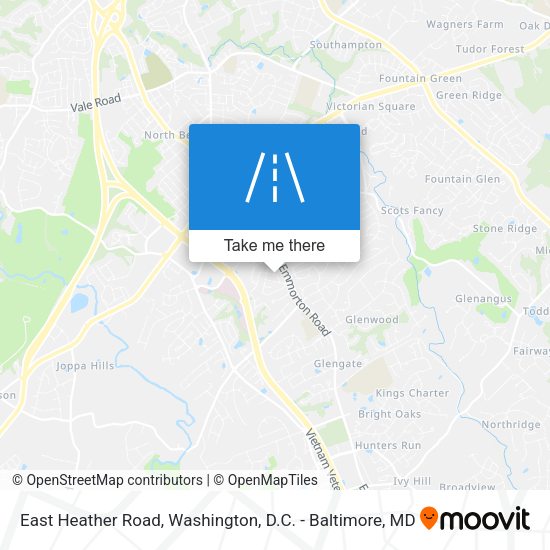 Mapa de East Heather Road