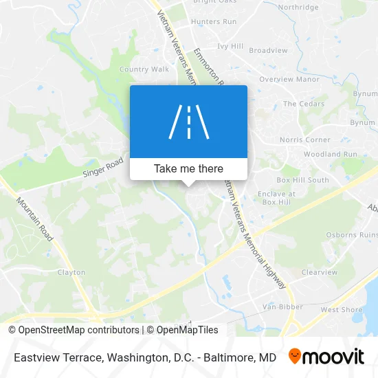 Eastview Terrace map