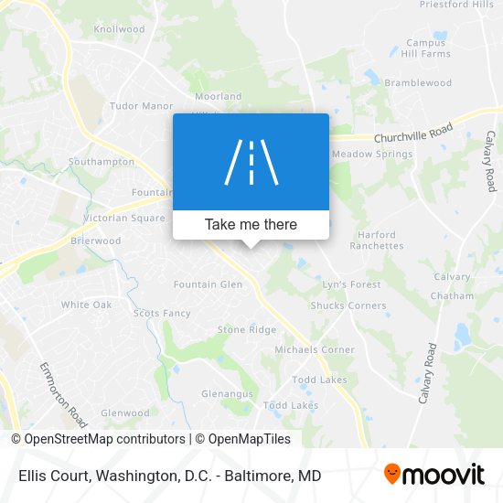 Ellis Court map