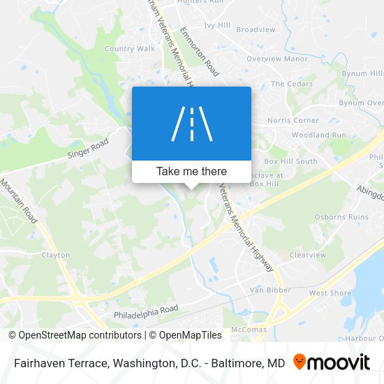 Mapa de Fairhaven Terrace