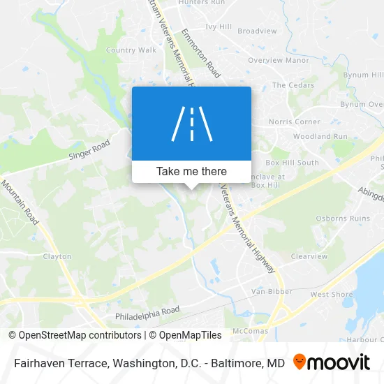 Fairhaven Terrace map