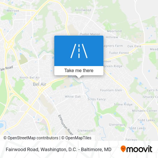 Mapa de Fairwood Road