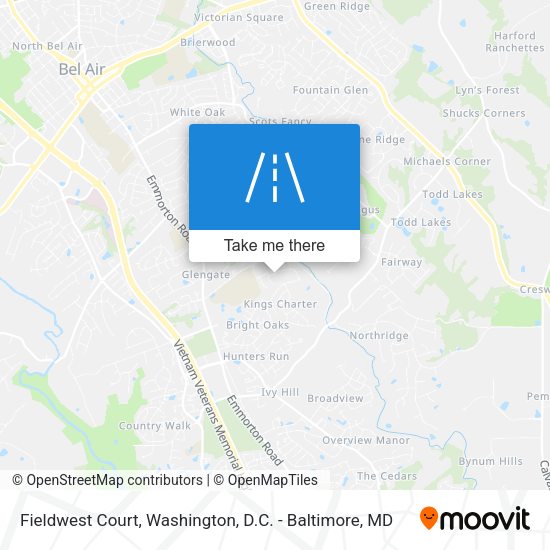 Fieldwest Court map