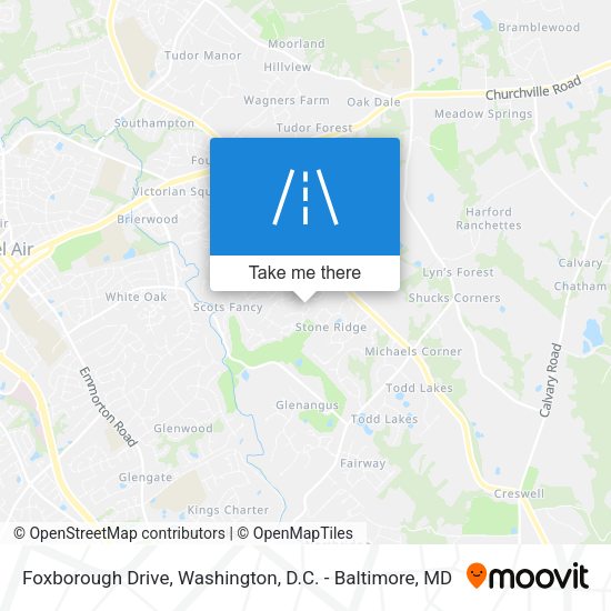 Foxborough Drive map