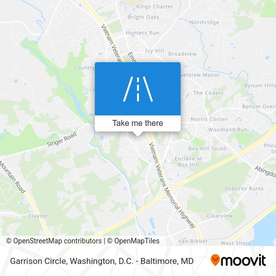 Mapa de Garrison Circle