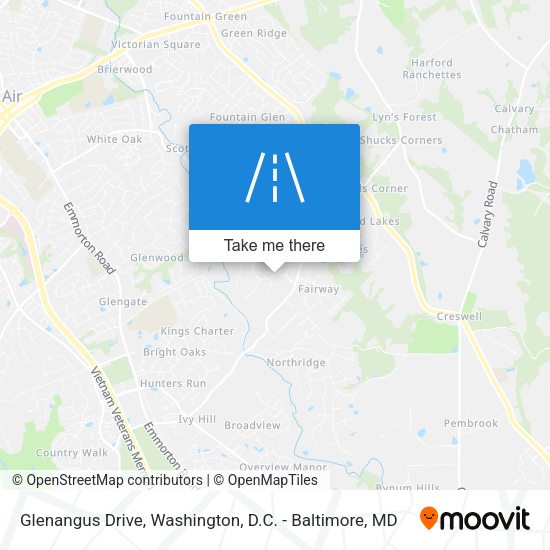 Glenangus Drive map