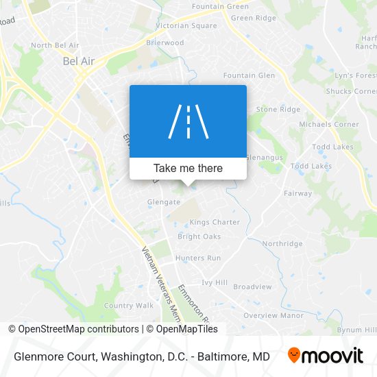 Glenmore Court map