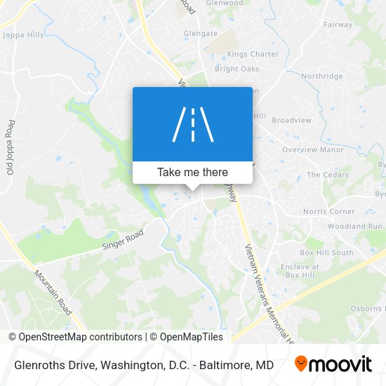 Glenroths Drive map