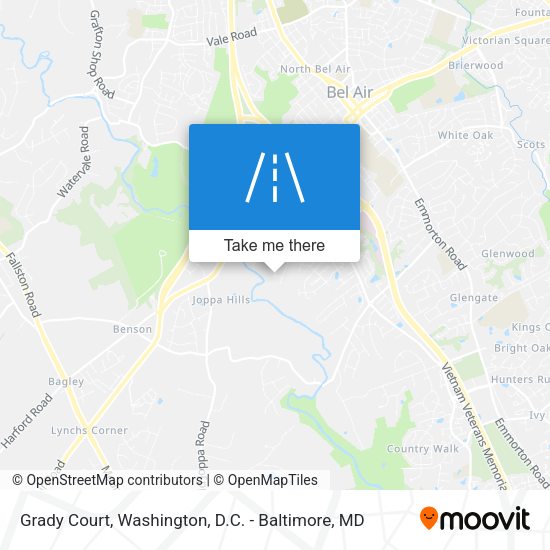 Grady Court map