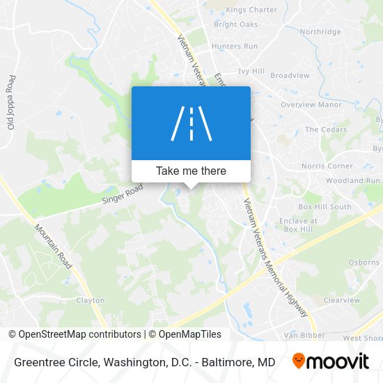 Greentree Circle map