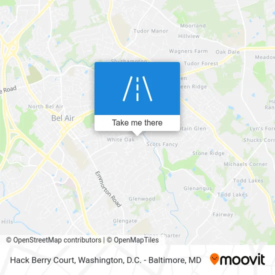 Hack Berry Court map