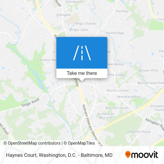 Haynes Court map