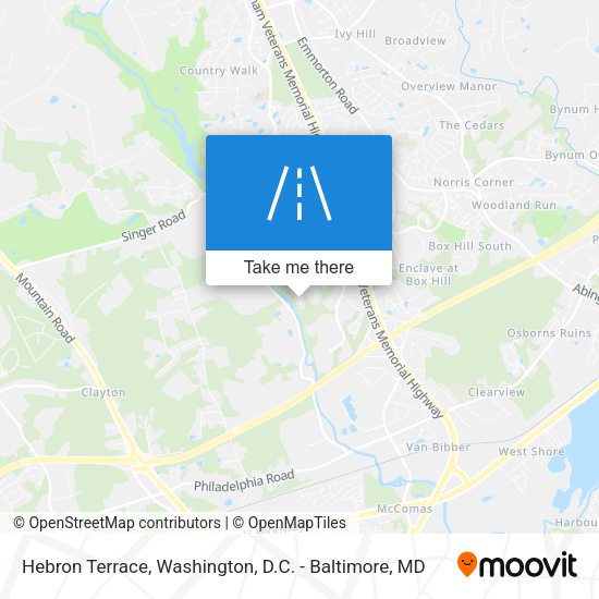 Hebron Terrace map