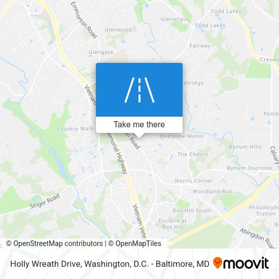 Holly Wreath Drive map