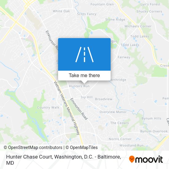 Hunter Chase Court map