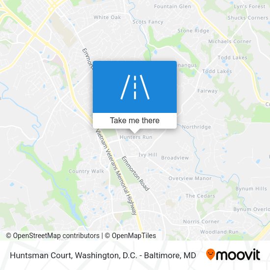 Mapa de Huntsman Court