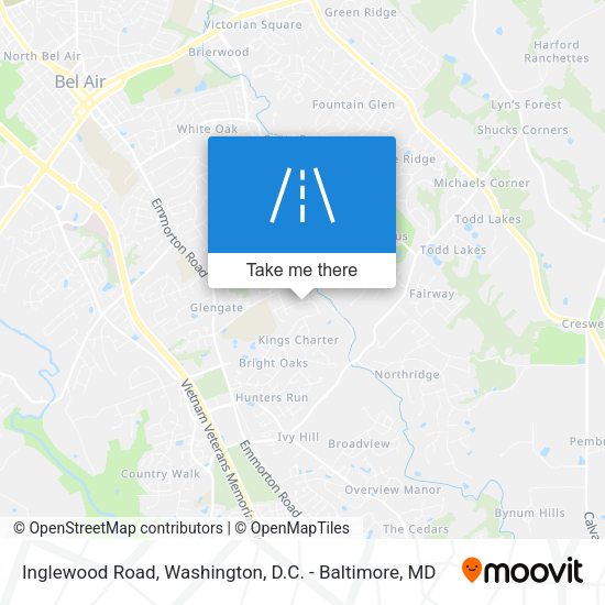 Mapa de Inglewood Road