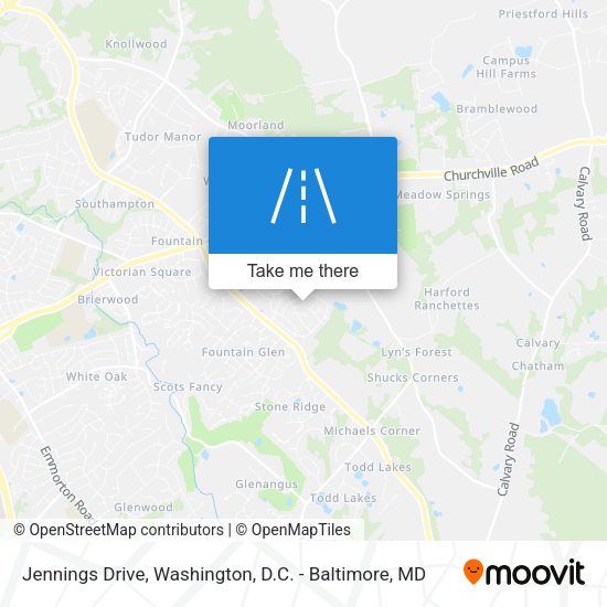 Mapa de Jennings Drive