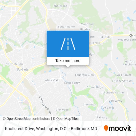 Knollcrest Drive map